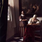Lady Writing a Letter with Her Maid