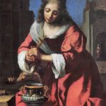 Saint Praxedis by Jan Vermeer