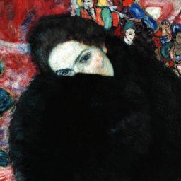 Klimt Dame mit muff 1916