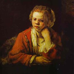 Young girl at the window