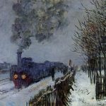 Train in the Snow
