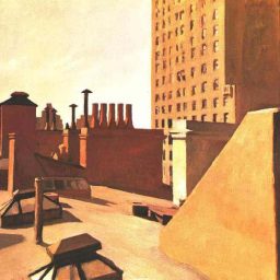 City Roofs by Edward Hopper