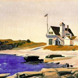 Coast Guard Station by Edward Hopper