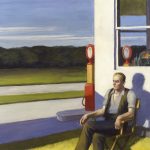 Four Lane Road by Edward Hopper
