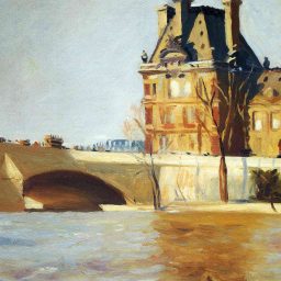 Le Pont Royal by Edward Hopper