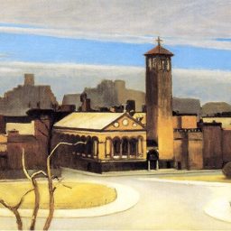 November, Washington Square by Edward Hopper