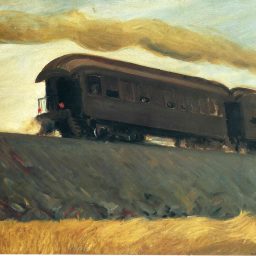Railroad Train by Edward Hopper
