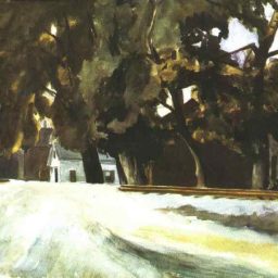 Railroad Crossing by Edward Hopper