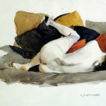Reclining Nude, 1924-1927 by Edward Hopper