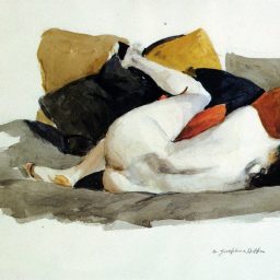 Reclining Nude, 1924-1927 by Edward Hopper