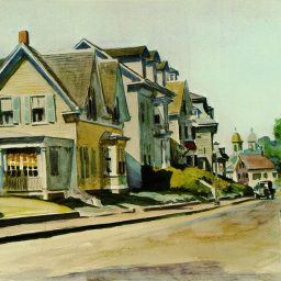 Sun on Prospect Street 1934 by Edward Hopper