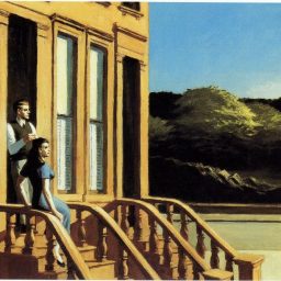 Sunlight on Brownstones by Edward Hopper