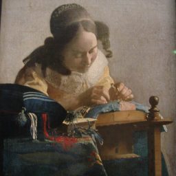 the Lacemaker by Jan Vermeer