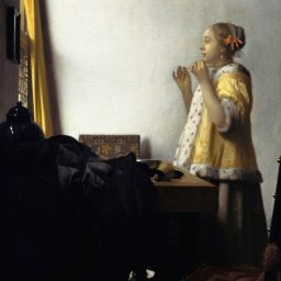 Young Woman with a Pearl-necklace by Jan Vermeer