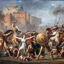 The Intervention of the Sabine Women By Jacques-Louis David