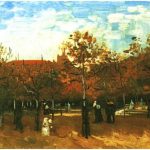 Bois de Boulogne with People Walking by Vincent Van Gogh