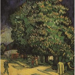 Chestnut Trees in Blossom  by Vincent Van Gogh