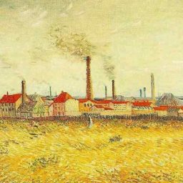 Factories at Asnieres Seen from the Quai de Clichy By Vincent Van Gogh