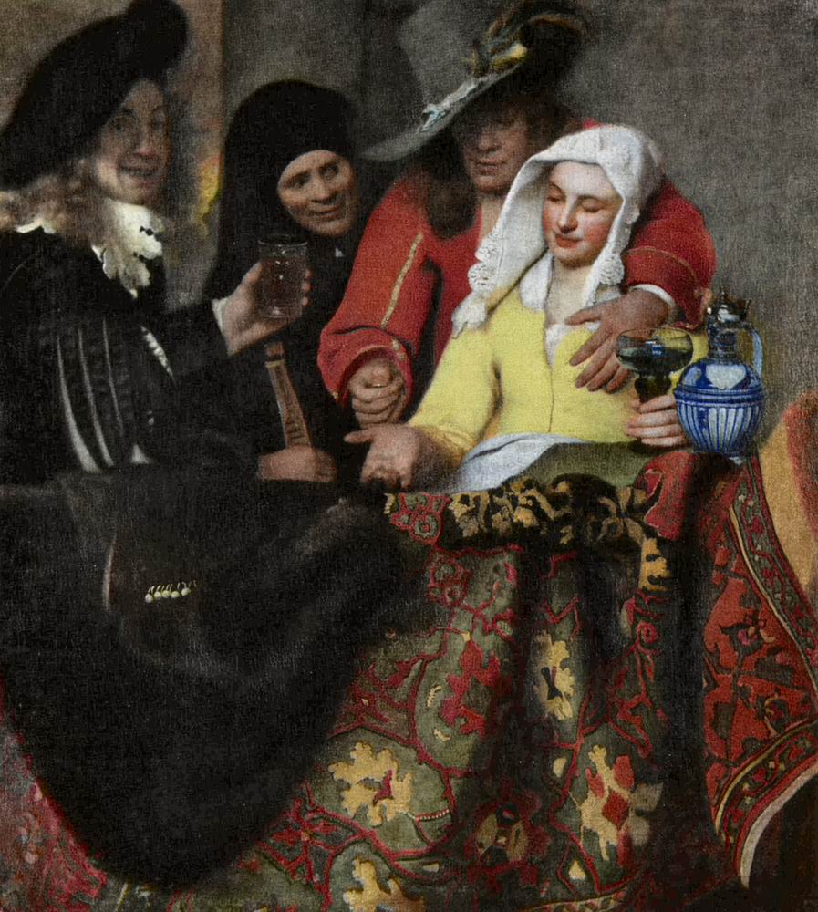 the Procuress 1656 by Jan Vermeer